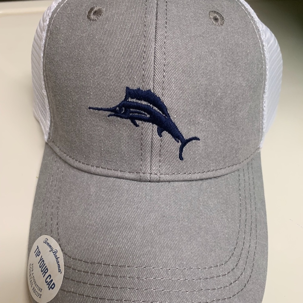 Tommy Bahama White/Gray Trucker Hat